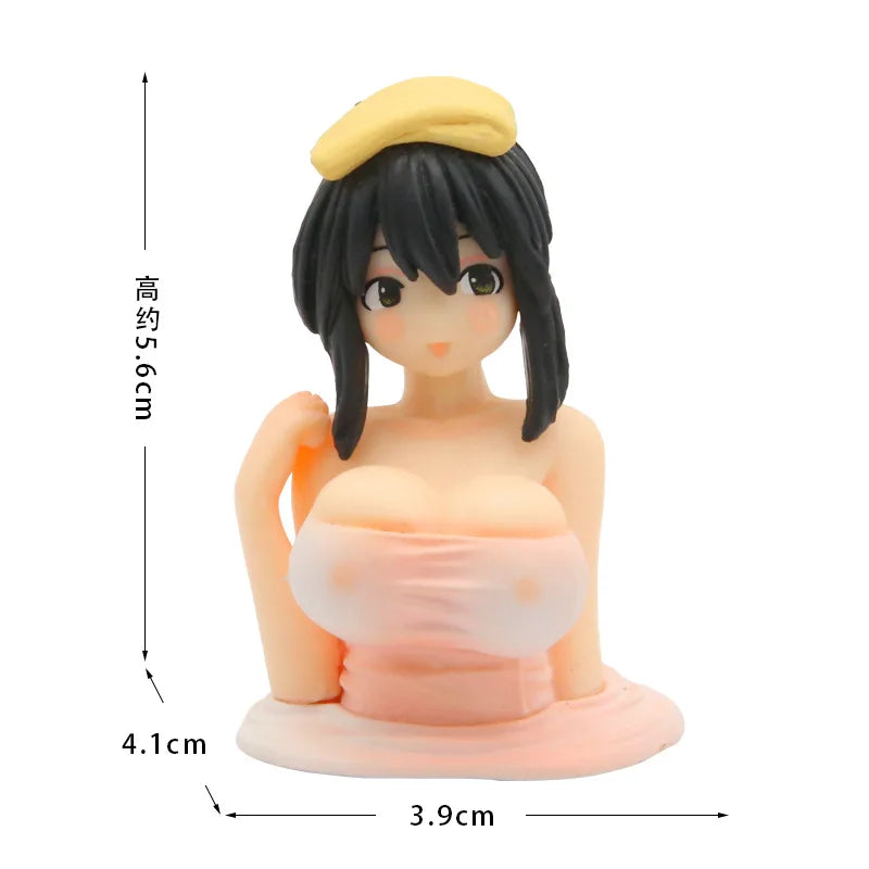 Car Trim Car Dashboard Trim New cute Chest Shake accessories Boutique Pink anime car accessories trim the interior