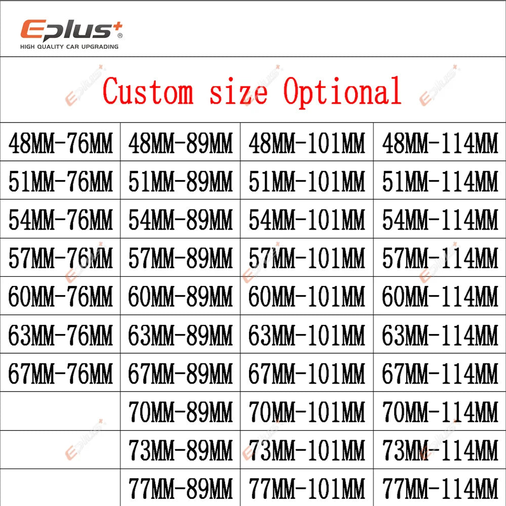 REMUS Car Matte Carbon Fiber Muffler Tip Exhaust System Pipe Mufflers Nozzle Universal Straight Stainless Black Auto Parts