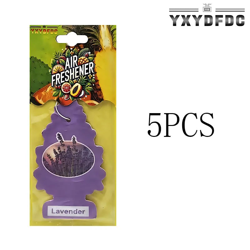 YXYDFDC Car Air Freshener Natural scented tea paper Auto Hanging perfume fragrance christmas tree car accessories interior