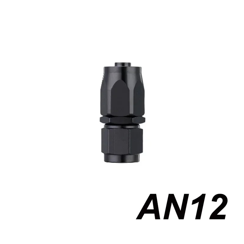 Universal AN4 AN6 AN8 AN10 AN12 Straight 45 90 120 180 Degree Car Oil Fuel CPE Swivel Hose End Fitting Oil Hose End Adaptor