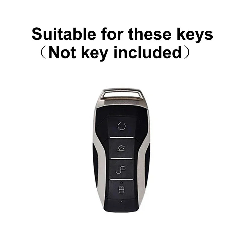 Alloy car key case cover holder for BYD second song pro Tang DM Qin plus Max yuan generation Atto 3 Han EV dolphin accessories