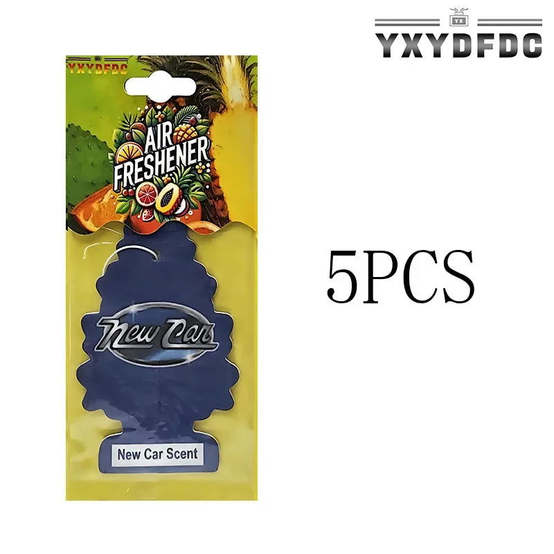 YXYDFDC Car Air Freshener Natural scented tea paper Auto Hanging perfume fragrance christmas tree car accessories interior