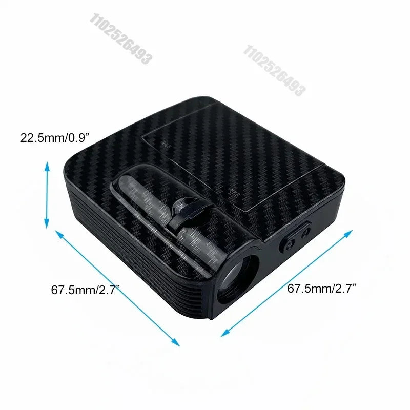 New HD 2 Car logo LED Wireless Courtesy door projector Shadow light Auto For BMW Volkswagen Honda Audi Mercedes-Benz Accessories