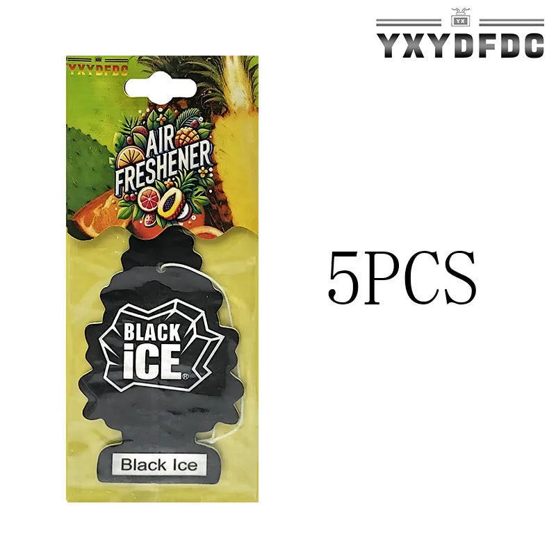 YXYDFDC Car Air Freshener Natural scented tea paper Auto Hanging perfume fragrance christmas tree car accessories interior