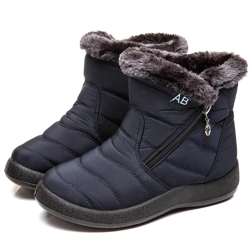 2024 New Waterproof Women Boots Winter Snow Boots for Women Winter Shoes Daily Casual Lightweight Cotton Shoes Ankle Botas Mujer