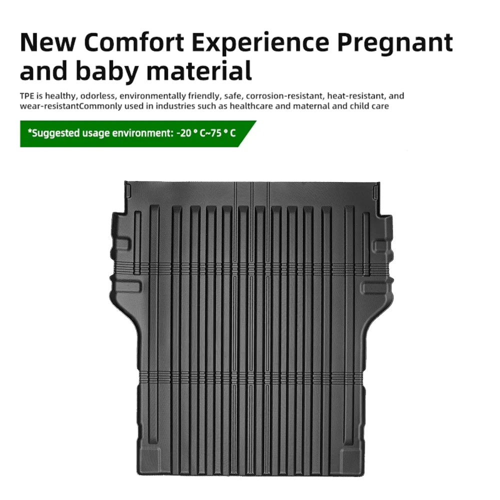 For BYD Shark 2025 2024 Floor Mats Trunk Mats, All Weather Waterproof Anti-Slip Front Rear Cargo Liner Mat Foot Pads