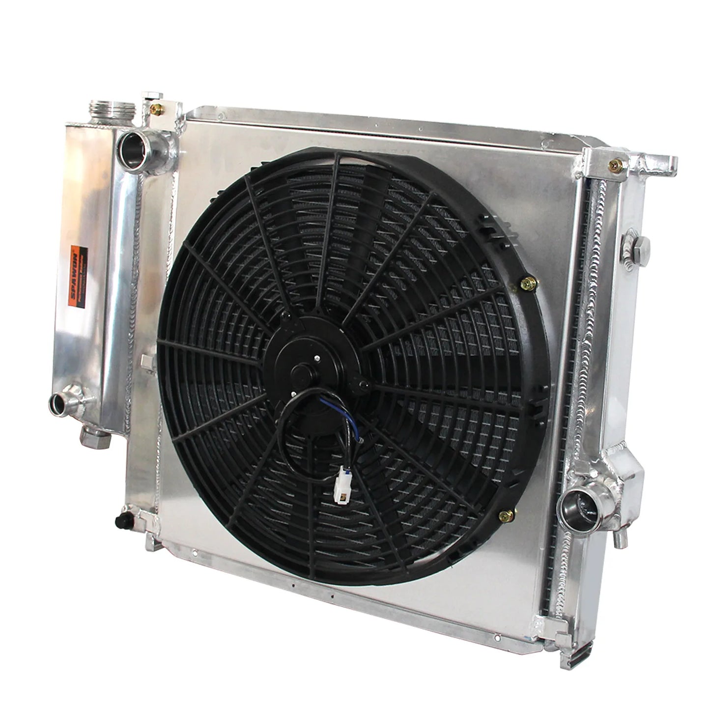 1295 3 Row Manual Aluminum Radiator + Fan Shroud For BMW E36 316i 318i 320i 323i 325i Z3 MT 1991-1999 1992 1993 1994 1995 1996