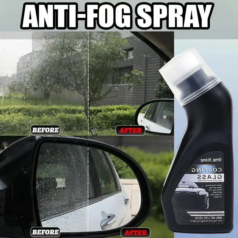 Multi-Purpose Anti-Fog Spray for Car Glass Helmets Long-Lasting Water Repellent Formula Enhanced Visibility Safety Amagi