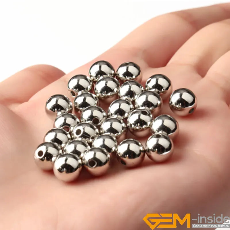 100Pcs Hypoallergenic Polished Smooth 14 Yellow Rose Gold Filled Spacer Beads for Jewelry Making 2.5 4 5 6 8mm