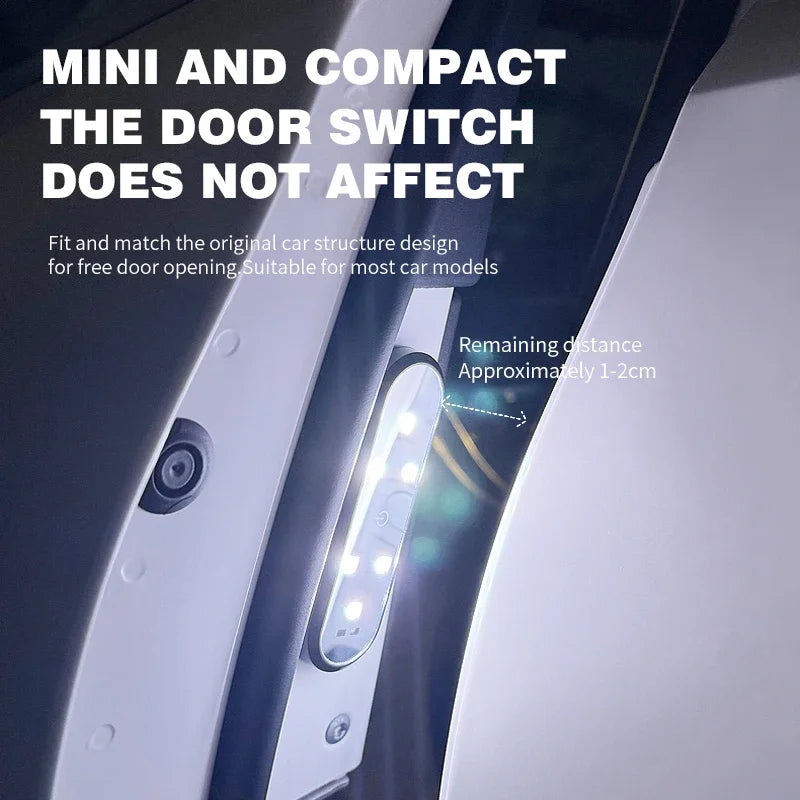 BLALION Led Car Door Light Car Interior USB Rechargeable Wireless Magnetic Switch Night Lamp LED Car Door Signal Welcome Lights