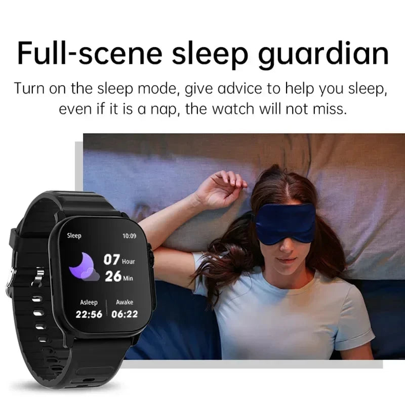 7 Watch Straps New S100 Ultra Smartwatch 2.2HD Amoled Circular Screen ECG Monitoring Reloj inteligente with Protective Case