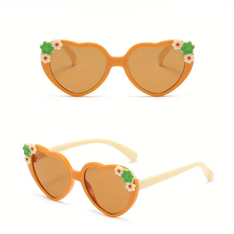 Children's Sunglasses  Fashionable Cartoon Decorative Glasses Cute Boys and Girls Eye Care Baby Eyewear Toys Kids