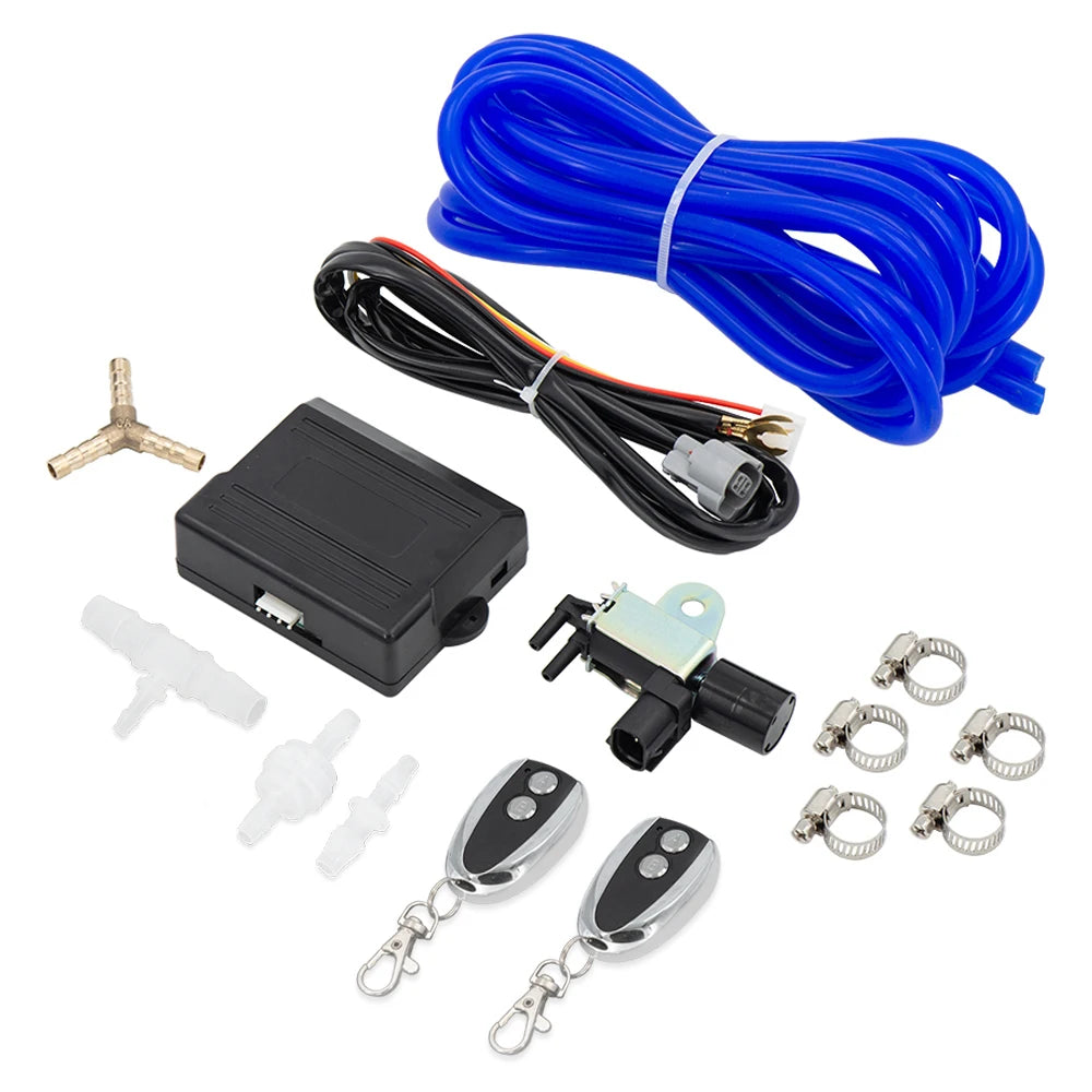 2"/2.5"/2.75"/3'' Inch Exhaust Muffler With Dump Vacuum Valve Stainless Steel Exhaust Cutout Remote Control Set Pump Controller
