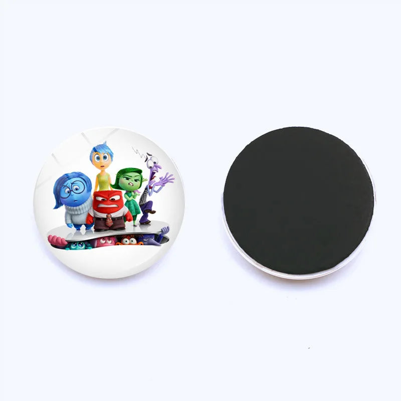 Inside Out 2 Refrigerator Magnets Disney Anime Sadness Anger Fridge Magnet Home Decoration Accessory Kids Toys Gift Hot Sales