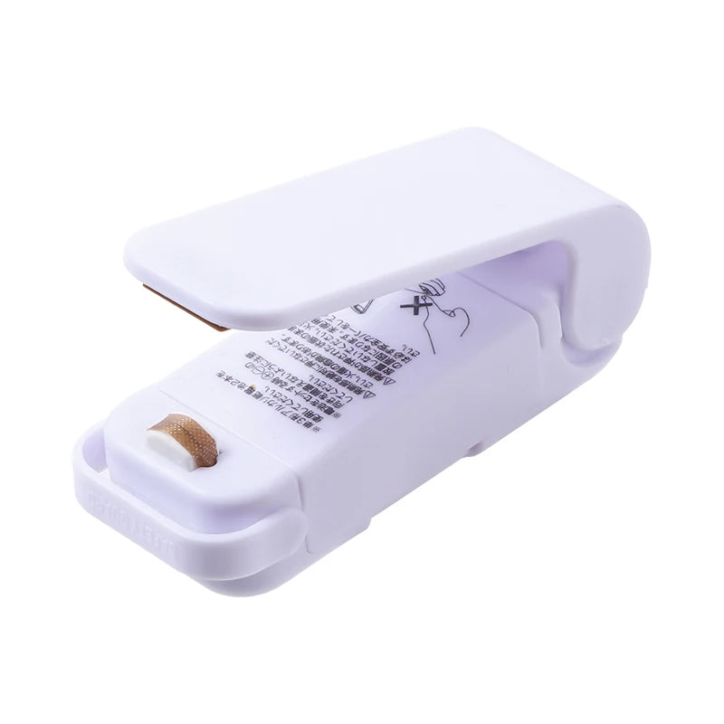 Mini sealing machine small household plastic sealing machine snack sealing artifact portable hand-pressed plastic bag sealing ma