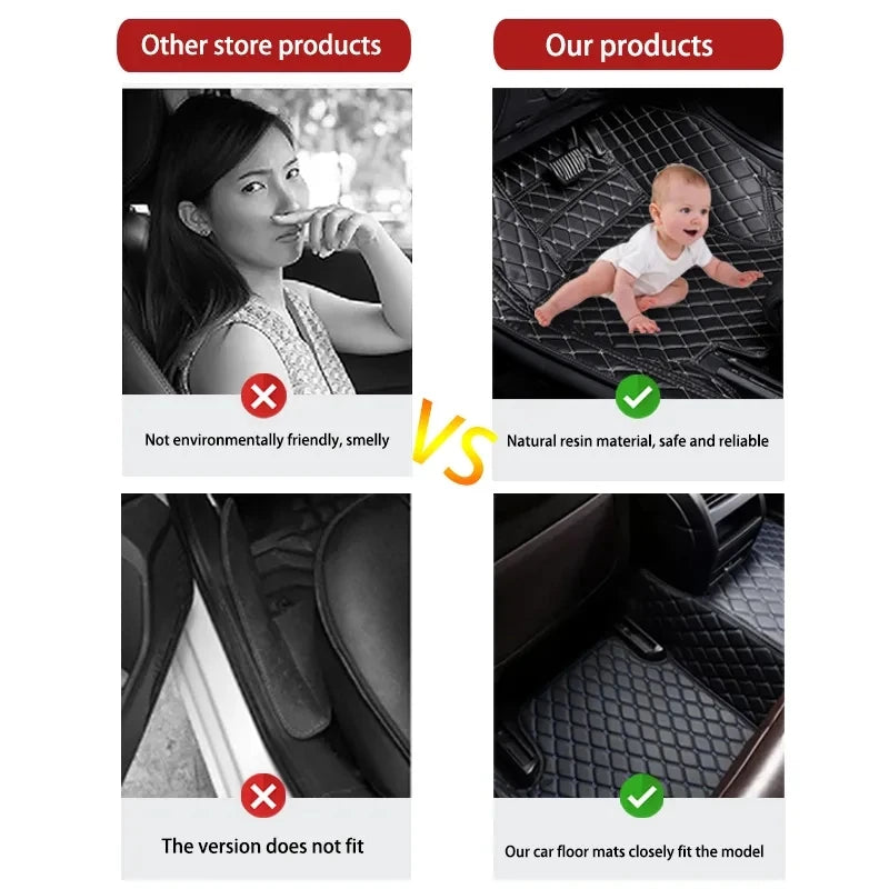 Car floor mats for Land Rover Range Rover Sport 2014 2015 2016 2017 2018 2019 2020 2021 2022 Custom auto foot Pads