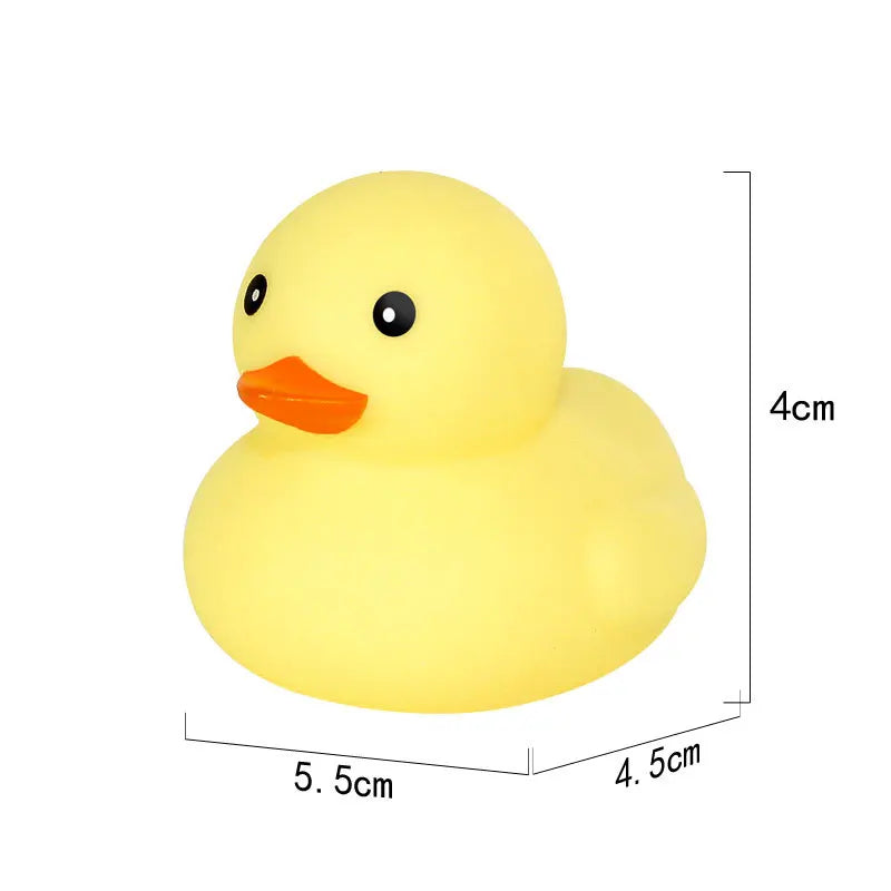 Car Decorative Ornaments, Duck, Little Yellow Duck, Bathing, Pinching and Squawking Little Duck, Children's Water Toy