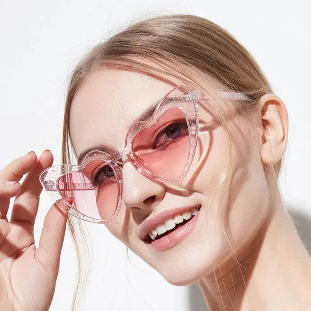 Bachelorette Party Heart Shaped Sunglasses Wedding Bridal Shower Decor Hen Supplies Bride To Be Bridesmaid Gift Glasses