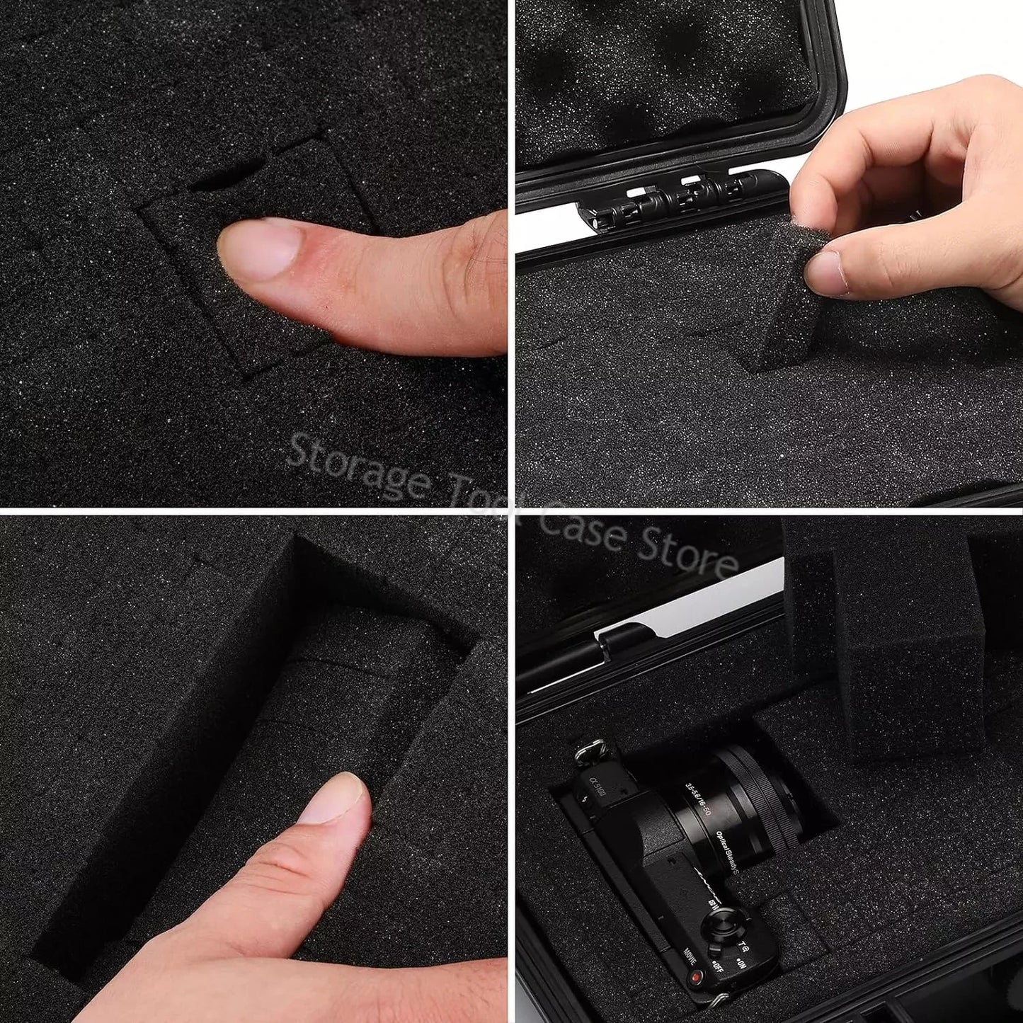 Waterproof Protective Tool Box Hard Carry Tool Case Bag Storage Box Equipment Instrument Toolbox Organizer Outdoor Suitcase