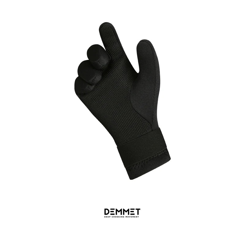 1.5mm Neoprene Diving Gloves Kids Boys Girls Five Finger Warm Wetsuit Winter Gloves Anti Slip for Snorkeling Surfing Fishunting