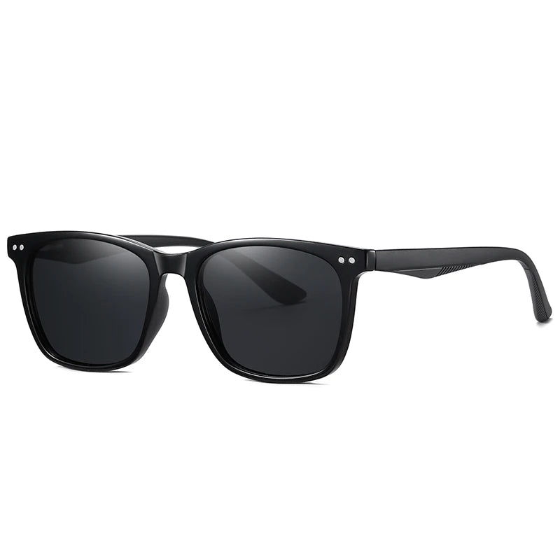 Women Retro Outdoor Polarized Sunglasses For Men Fashion Transparent Korean Square Girl Driving Sun Glasses Unisex UV400