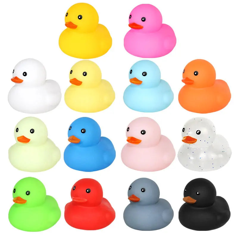 Car Decorative Ornaments, Duck, Little Yellow Duck, Bathing, Pinching and Squawking Little Duck, Children's Water Toy