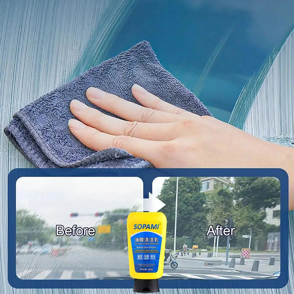 150ml Sopami Car Coating Spray, Sopami Oil Film Cleaning Emulsion Car Polish Car Polish Renovator Wash Waterless Protection Care