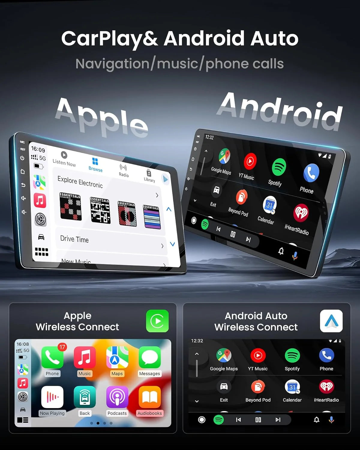 Android 14 Carplay Car Radio For KIA Cee'd CEED JD 2012 2013 2014 - 2018 Multimedia Video Player Navigation GPS Stereo 2 Din DVD