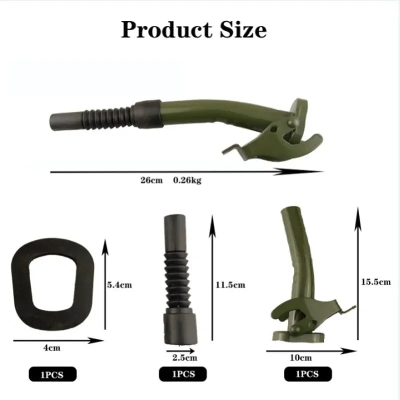 For 5L Jerry Cans Metal Rubber Jerry Gerry Can Pouring Spout Flexible Nozzle Petrol Fuel Seal Ring Petrol Can Jerry Can