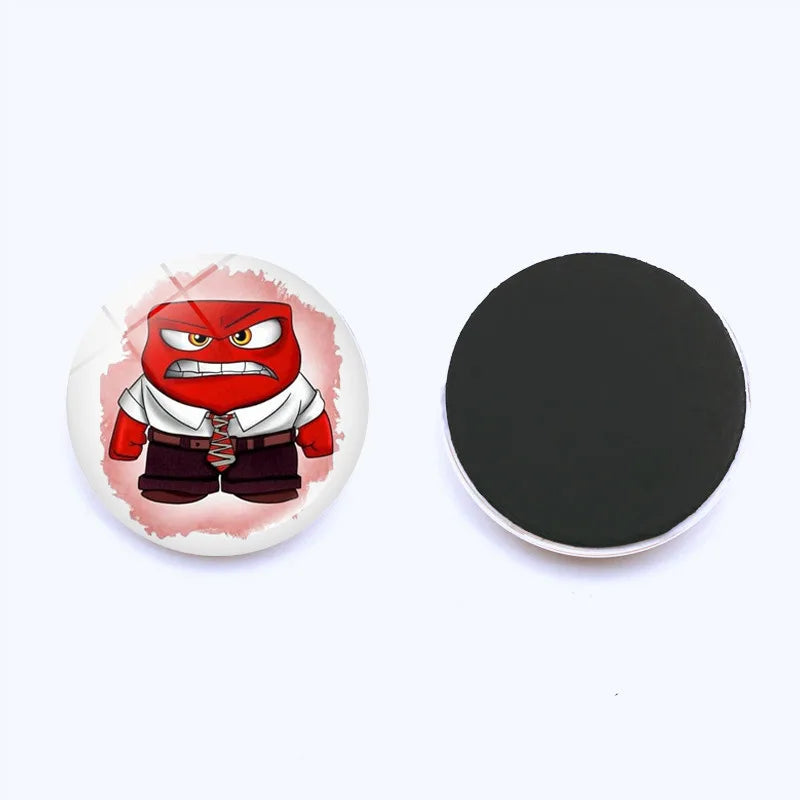 Inside Out 2 Refrigerator Magnets Disney Anime Sadness Anger Fridge Magnet Home Decoration Accessory Kids Toys Gift Hot Sales