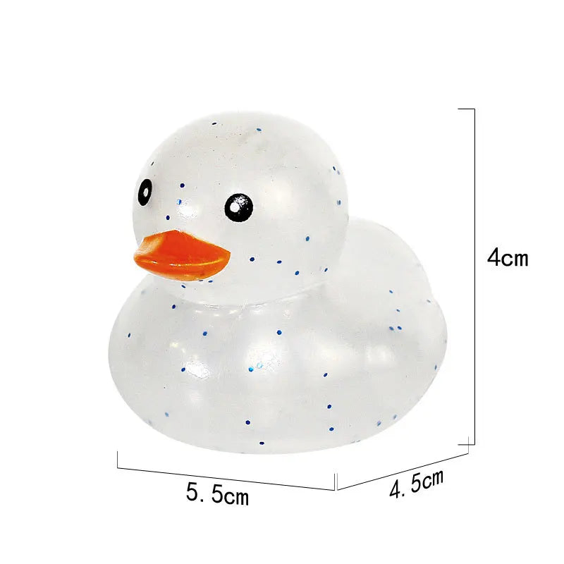 Car Decorative Ornaments, Duck, Little Yellow Duck, Bathing, Pinching and Squawking Little Duck, Children's Water Toy