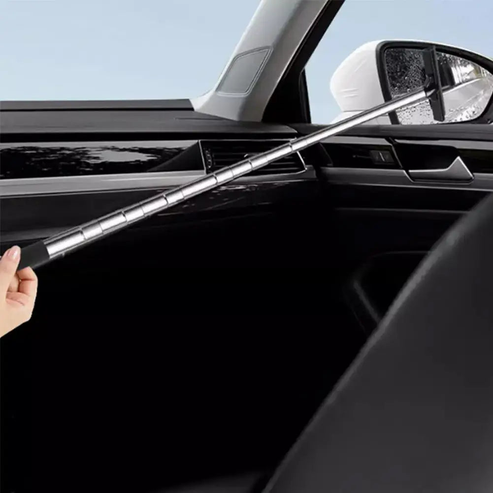 Water Wiper Plate Glass Cleaner Scraper Extendable Handle For Car Mirror Rainy Glass Window Cleaning Bathroom Kitchen Tool