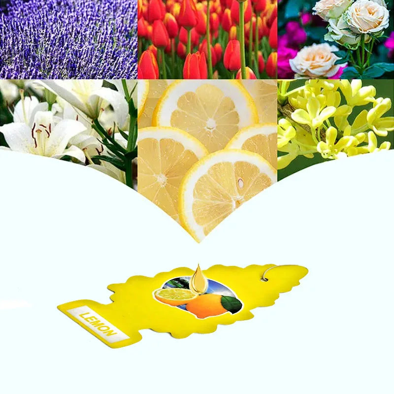 YXYDFDC Car Air Freshener Natural scented tea paper Auto Hanging perfume fragrance christmas tree car accessories interior
