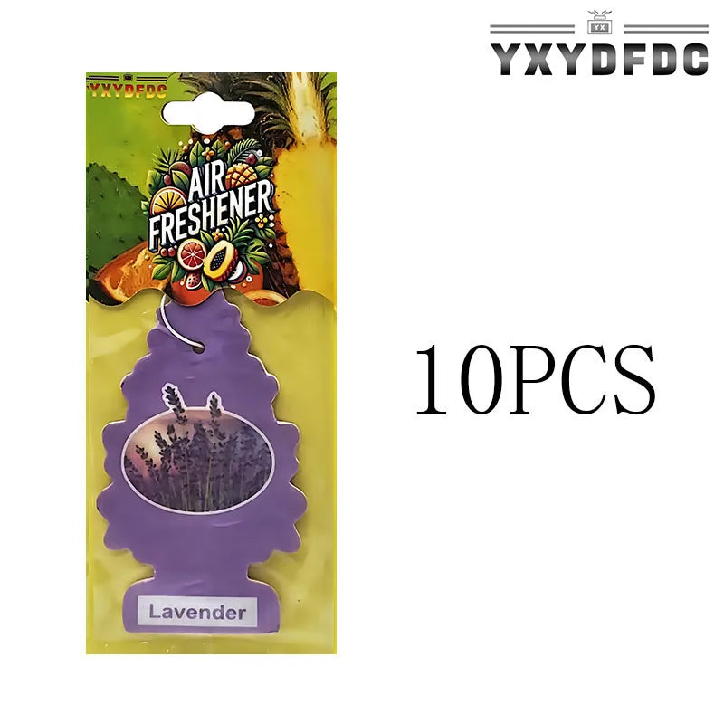 YXYDFDC Car Air Freshener Natural scented tea paper Auto Hanging perfume fragrance christmas tree car accessories interior