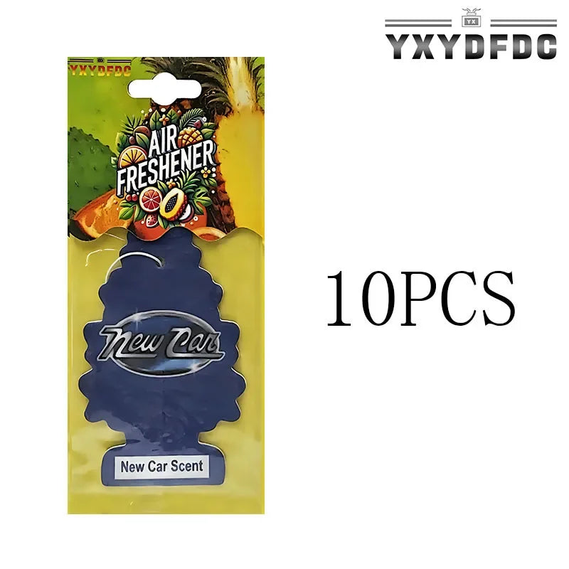 YXYDFDC Car Air Freshener Natural scented tea paper Auto Hanging perfume fragrance christmas tree car accessories interior