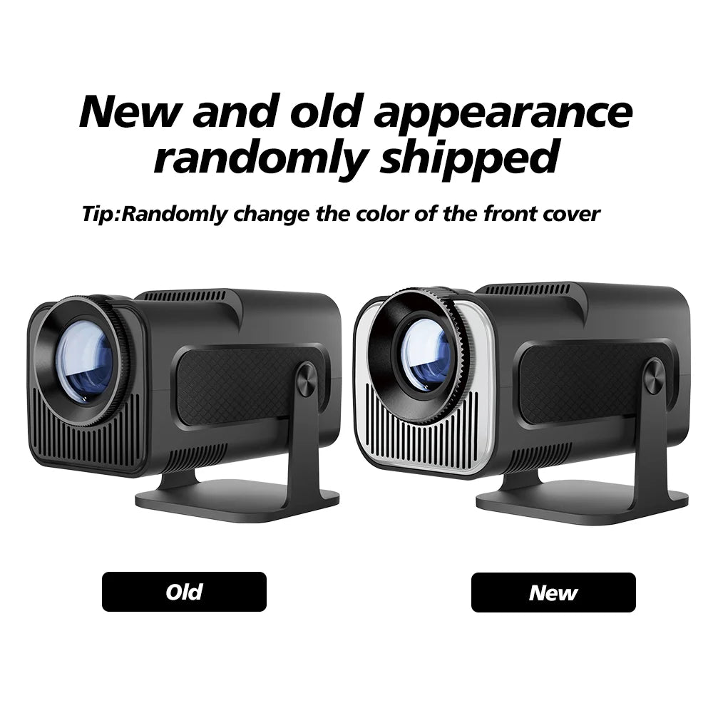 HY-320Mini Portable Newly Native 720P Allwinner H713 Android11 4K Projector 320ANSI Wifi6 BT5.0 Cinema Outdoor Rotable Projector
