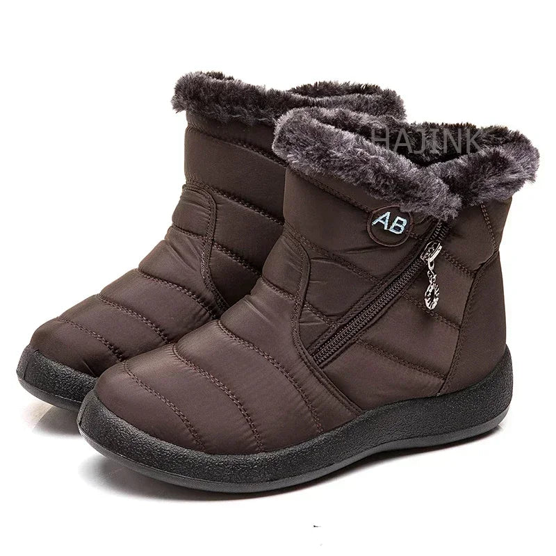 2024 New Waterproof Women Boots Winter Snow Boots for Women Winter Shoes Daily Casual Lightweight Cotton Shoes Ankle Botas Mujer