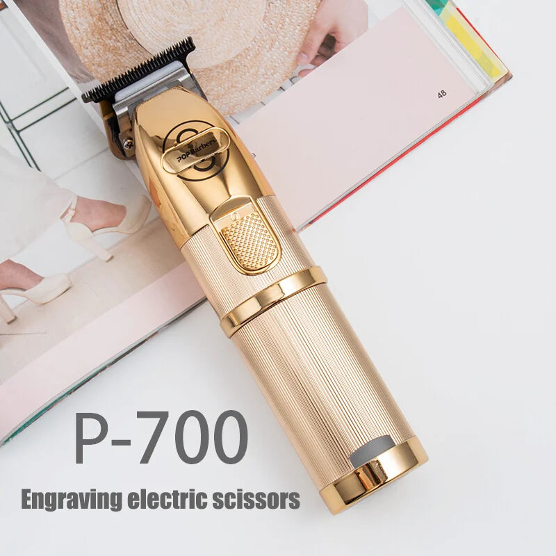 Bubble Bag Hair Clipper Cordless Powerful Haircut Trimmer Top Quality Barber Hair Cutting Machine Metal Body Hair Trimmer