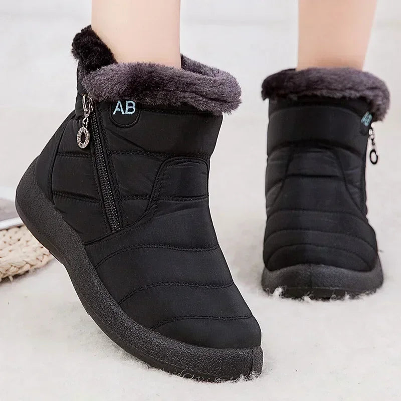 2024 New Waterproof Women Boots Winter Snow Boots for Women Winter Shoes Daily Casual Lightweight Cotton Shoes Ankle Botas Mujer