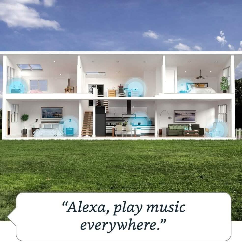Echo Dot (4th Gen) | Smart Speaker With Clock and Alexa (Refurbished)