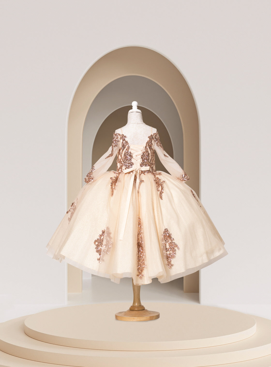 (K16) Beautiful Mini Quinceanera Matched with (Live 8)