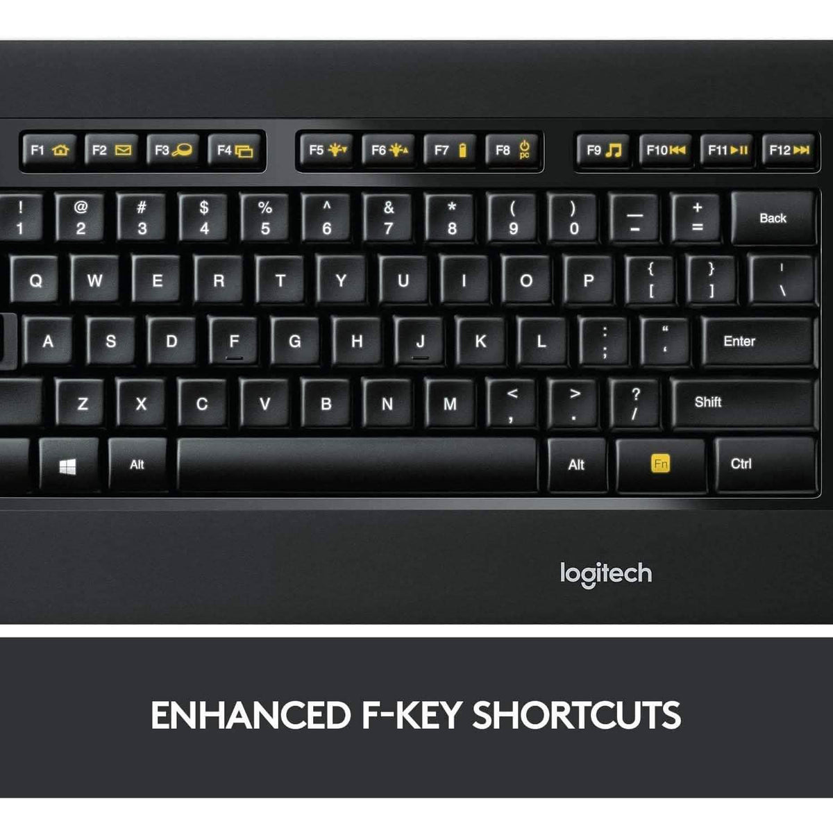 Logitech K800 Wireless Illuminated Computer Keyboard (Refurbished)