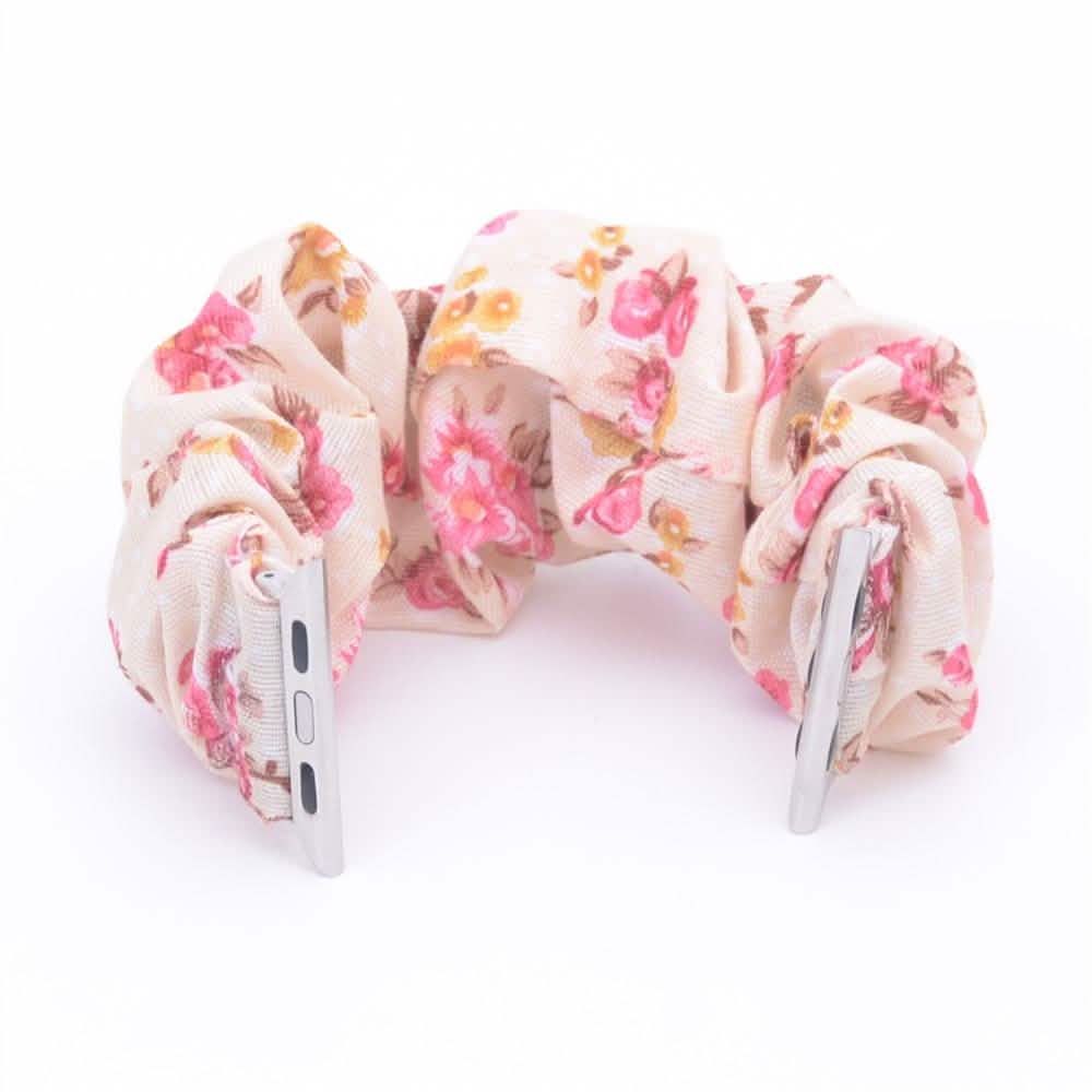 Multifunction Hair Scrunchie Apple Watch Band - Assorted Colors