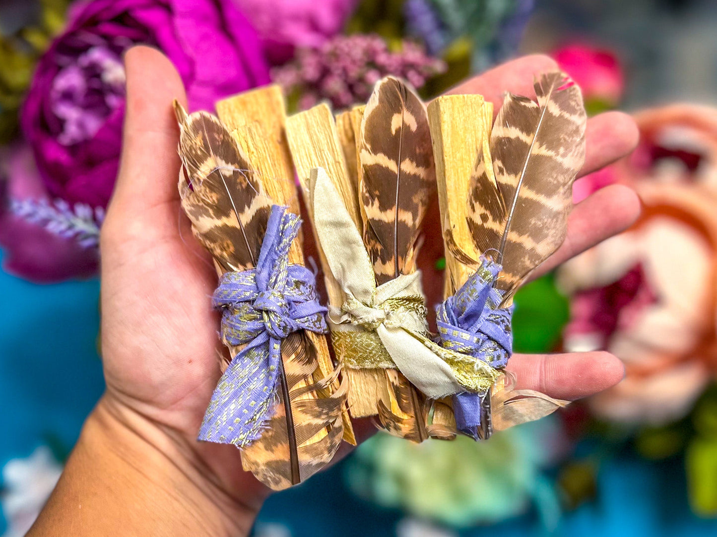 Sustainable Palo Santo Smudge Stick Gift Set, Metaphysical Stocking Stuffers