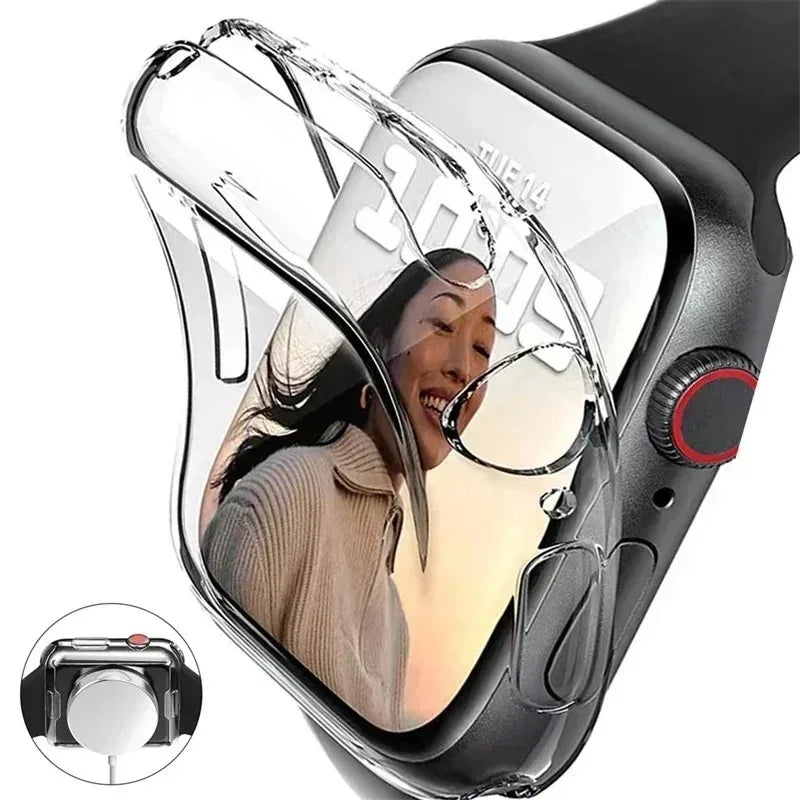 Screen Protector for Apple Watch 46mm 49mm 41mm 44MM 40MM 38 42mm TPU Bumper Cover Accessories iWatch Series Ultra 10 9 8 7 SE 6