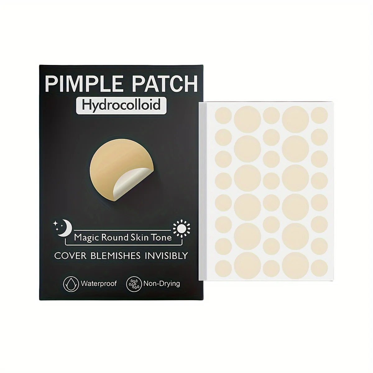 36 /360Patches Acne Treatment Patch, Absorbs Pimple And Acne, Hydrocolloid Acne Pimple Patch For Covering Zits And Blemishes.