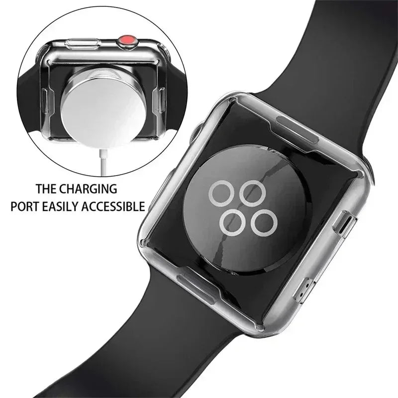 Screen Protector for Apple Watch 46mm 49mm 41mm 44MM 40MM 38 42mm TPU Bumper Cover Accessories iWatch Series Ultra 10 9 8 7 SE 6