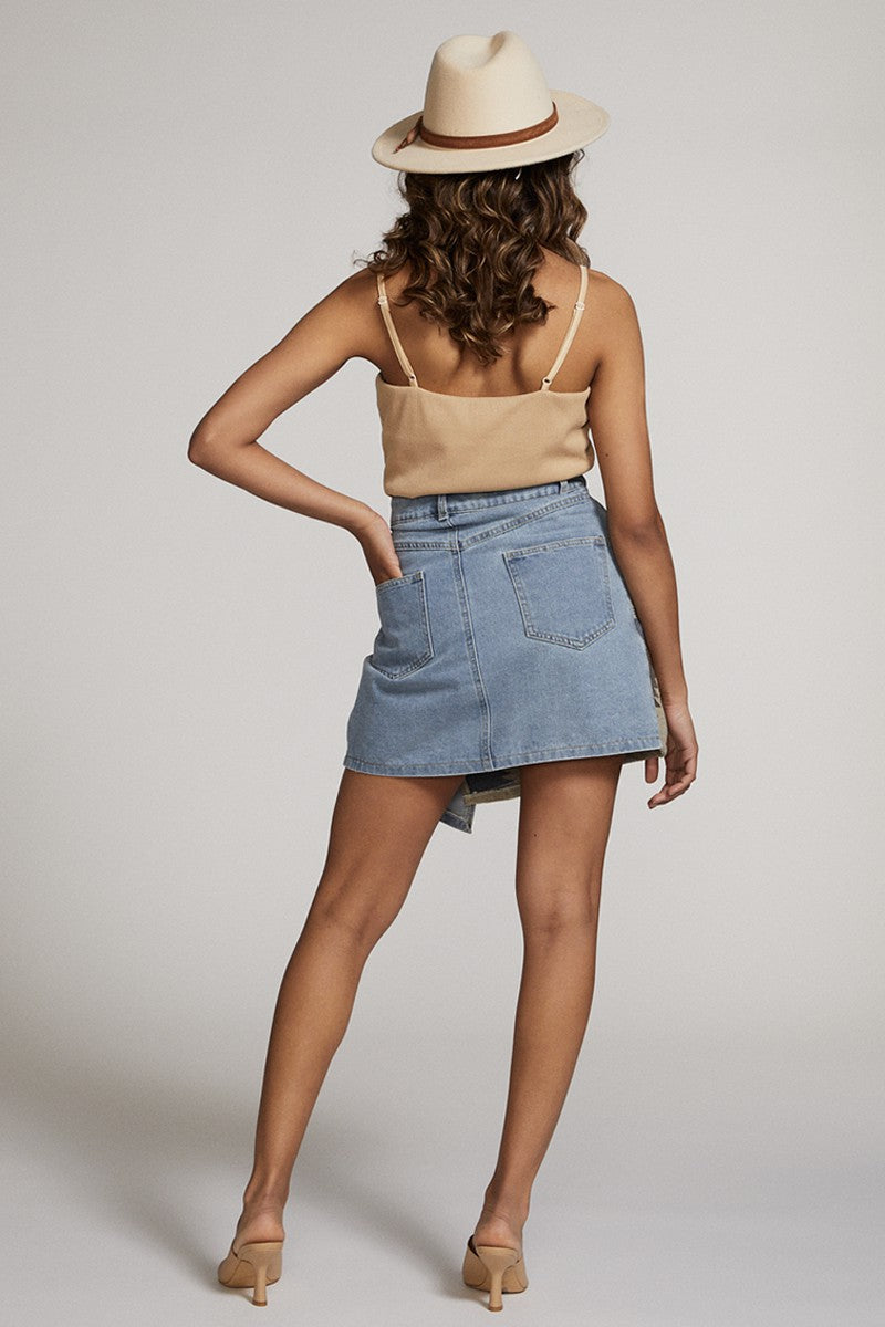 Denim skirt