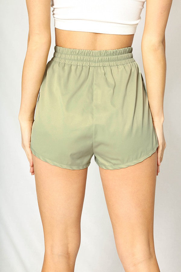 Smiley Satin Shorts