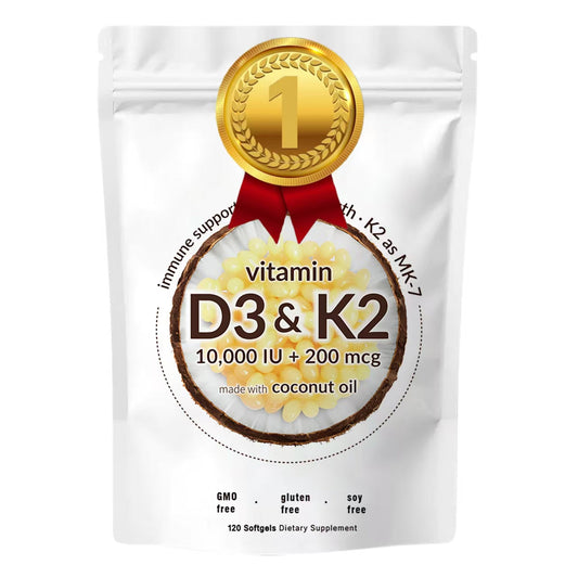 Vitamin D3 K2 Supplement Softgels